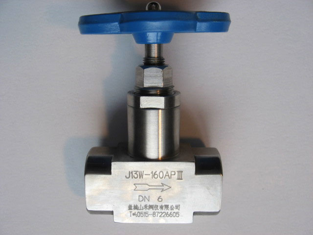 J13H-160Ⅲ，J13H-160AⅢP 內(nèi)螺紋針型截止閥